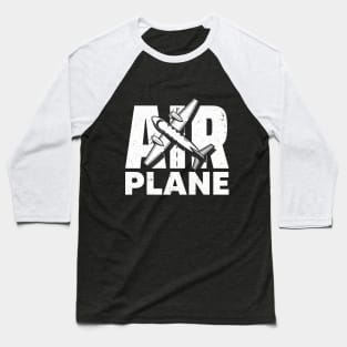 Airplane Baseball T-Shirt